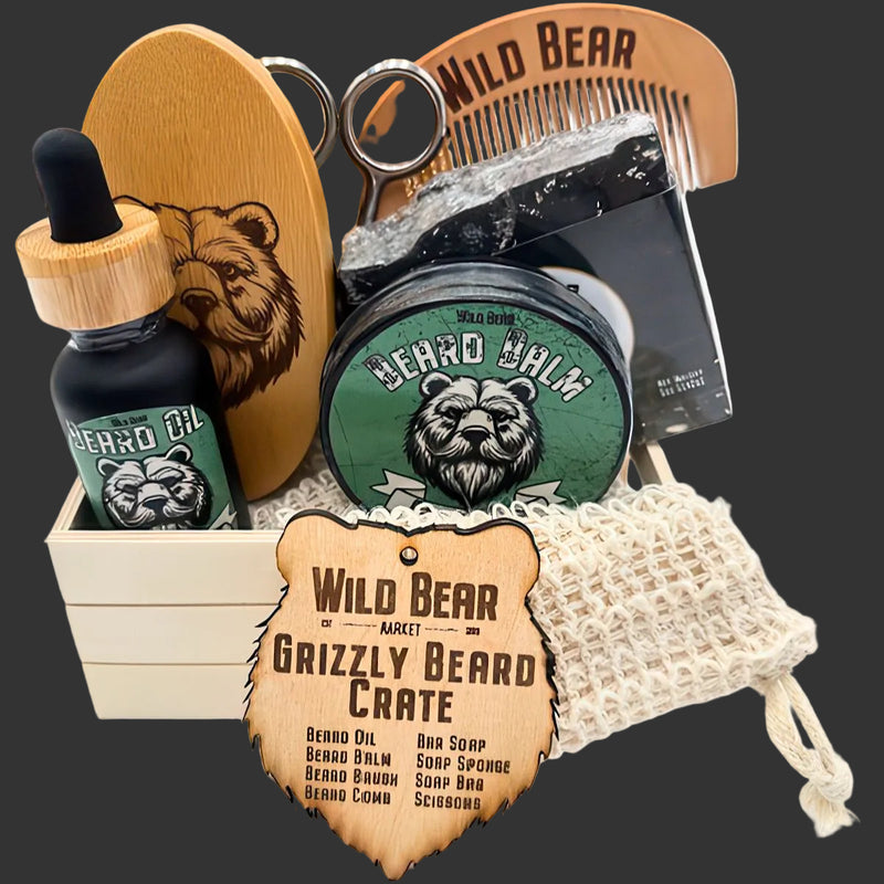 Grizzly Beard Crate - Tonka Teakwood