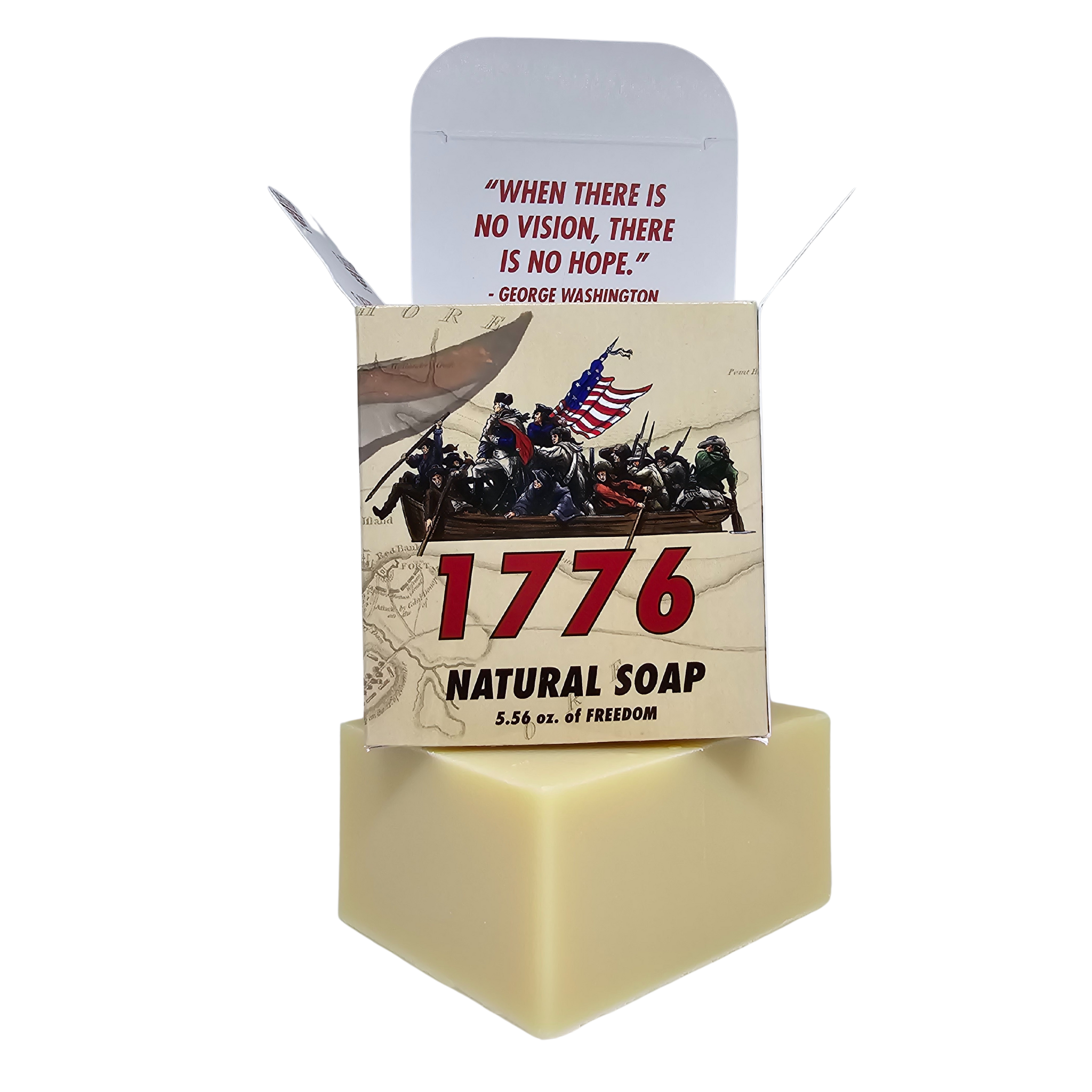 1776 Revolutionary Bay Rum Soap | 5.56 oz Natural Bar
